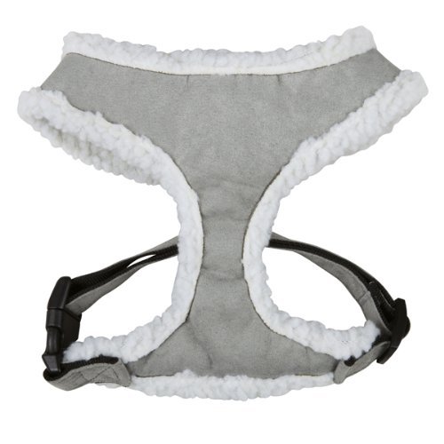 East Side Collection Polyester Faux Suede Cozy Sherpa Dog Harness, X-Sma... - $14.15