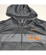 Nike Texas Longhorns Zip Hoodie Mens Gray Orange Sweatshirt NCAA Sz L - $457.31 MXN