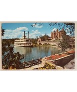 Walt Disney World Sternwheeler Boat Admiral Joe Fowler Chrome Postcard - $9.88