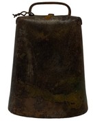 Vintage Primitive Steel Cowbell 4.75&quot; x 3.5&quot; - $32.57 CAD