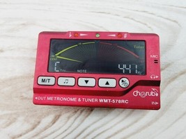 Cherub WMT-578RC 3 in 1 Metronome-Tuner Red Tested - £3.91 GBP