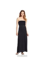 Hurley Women&#39;s Juniors Tomboy Maxi Dress Cotton Polyester Black LARGE NEW W TAGS - £13.98 GBP