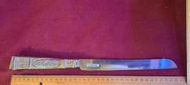Jew challah knife for shabbat, Silver plating [JUD10139] - $59.00
