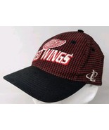 Detroit Red Wings Logo Athletic Checkered Grid Baseball Cap Hat NHL Hock... - £19.46 GBP