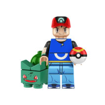 Pokemon Ash Ketchum KF1950 Minifigures Toy US Seller - £8.52 GBP