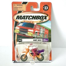 2001 Matchbox MB33 Sand Blasters Dirt Bike in Sealed Card, Made in China - £3.30 GBP