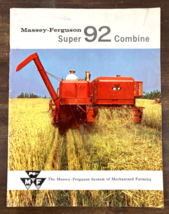 Massey-Ferguson Super 92 Combine 1961 Dealer Sales Brochure Vintage Trac... - £19.75 GBP