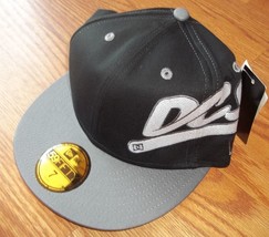 DC Shoes Black Team Player New Era Fitted Hat Size 7 Brand New - £22.02 GBP