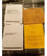 Lot Of CAT Caterpillar MANUAL Etc Vintage Great for Collector&#39;s  - $9.94