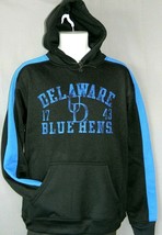Delaware Blue Hens Hoodie Men&#39;s Size Large XL Black NEW Vintage UD Sweat Shirt - £23.41 GBP