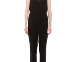 THEORY Damen Overall Classic Crepe Shirred Solide Schwarz Größe US 4 J06... - $114.46