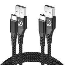 Usb C Cable 10Ft 2Pack Type C Phone Charger Cord For Samsung Galaxy A01 A02S A10 - £14.38 GBP