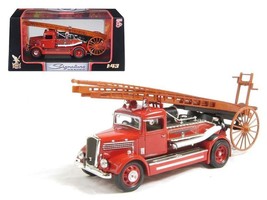 1938 Dennis Light Four Fire Engine Red 1/43 Diecast Model by Road Signature - $44.12