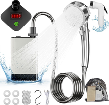 Portable Shower for Camping, Rechargeable Electric Camping Shower Pump - £37.10 GBP