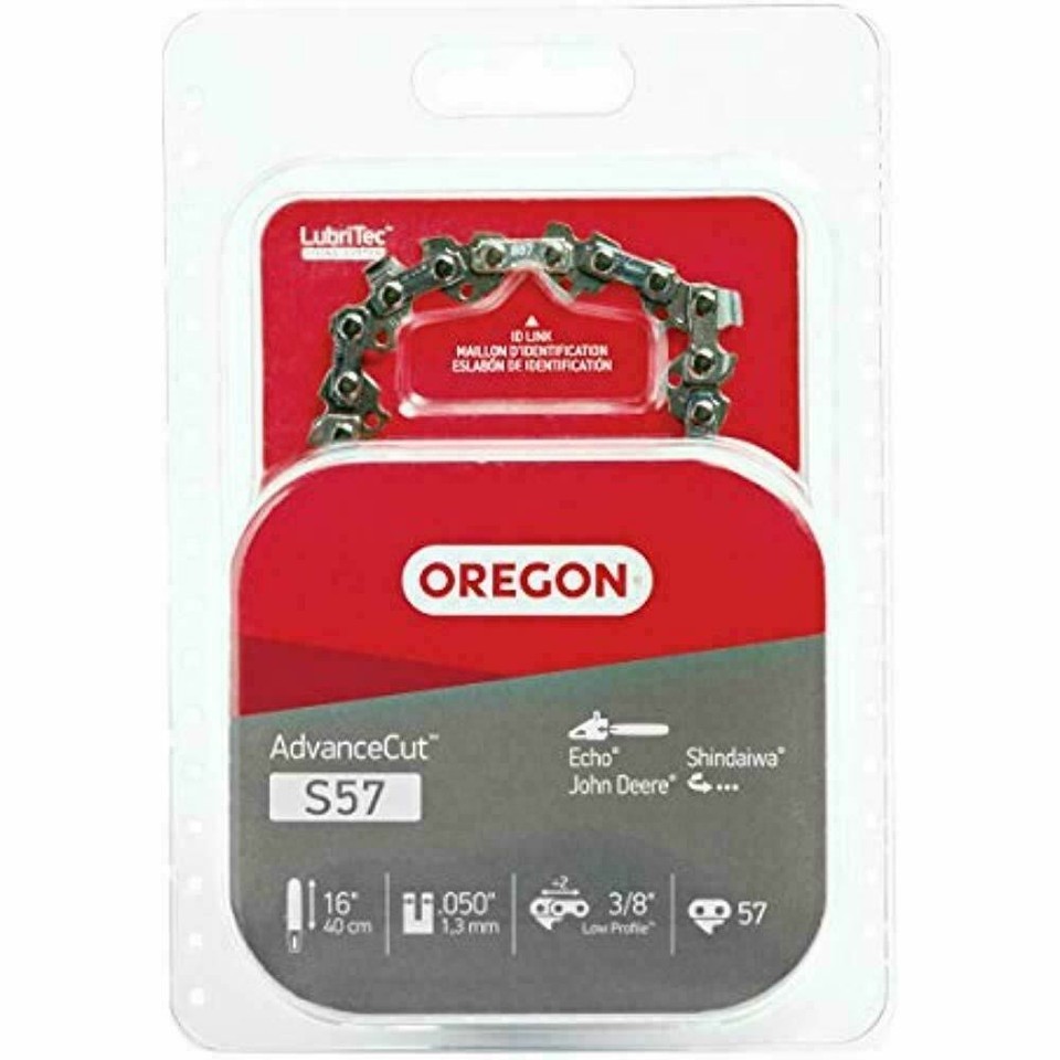 Oregon S57 Chainsaw Chain 16-Inch Cub Cadet Earthwise Worx WG303.1 Echo CS-370 Item image 3