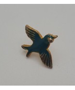 Tiny Bluebird Blue Bird Lapel Hat Pin Tie Tack - $16.63