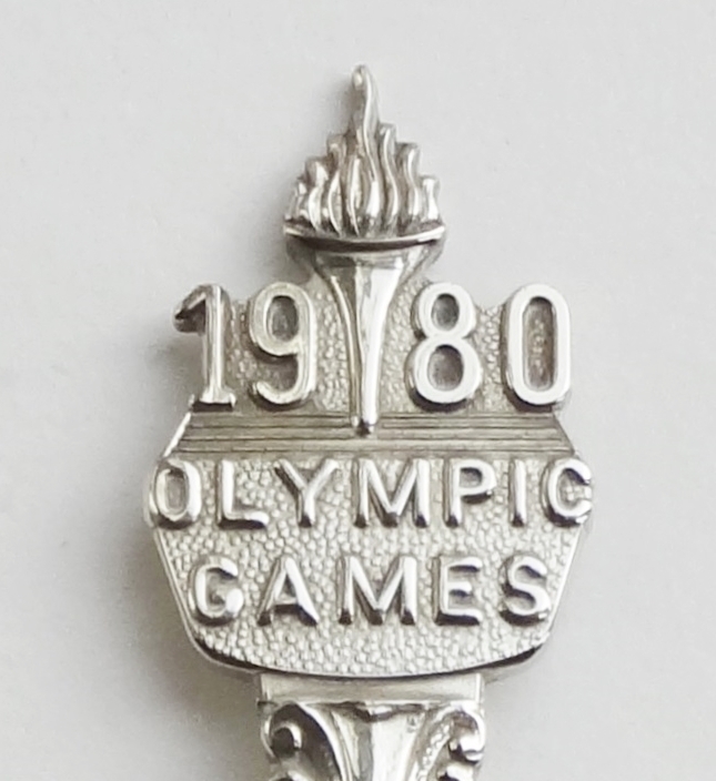 Collector Souvenir Spoon 1980 Olympic Games Winter and Summer - $6.99