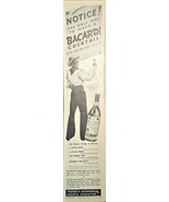 Bacardi Cocktail Rum Cowboy Supreme Court Ruling Sour Sweet 1940 VTG Pri... - $13.08 CAD