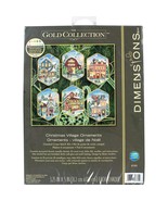 Dimensions Gold Collection Christmas Village Counted Cross Stitch Orname... - £30.63 GBP