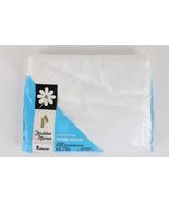 Deadstock Vtg 70s Penneys Strong Muslin Double Bed Fitted Sheet White 54... - $543.90 MXN