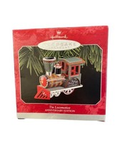 1998 Hallmark Keepsake Tin Locomotive Anniversary Edition Christmas Ornament - £9.45 GBP