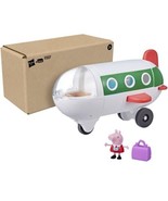 Peppa Pig Peppa&#39;s Adventures Toy Air Plane w/ One Figure &amp; Luggage Acces... - £13.47 GBP
