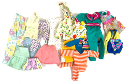 Vintage Barbie &amp; Clone Doll Clothes Lot 1980s Floral Striped Dot Leotard... - $33.00