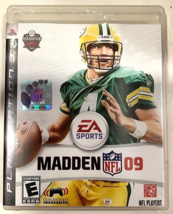 Sony PS3 Madden NFL 09 Video Game Realistic Football Players Stadiums Favre 2009 - £7.17 GBP