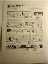 Vintage Comic Strip 10&quot; x 14&quot; Bookplate Print: The Bungle Family / Krazy Kat   - $10.00