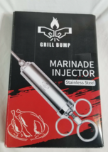 Grill Bump Marinade Injector Stainless Steel - New Open Box - No Storage... - $17.63