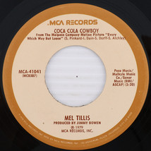 Mel Tillis – Coca Cola Cowboy / Cottonmouth - 1979 45 rpm Vinyl Record MCA-41041 - $5.54