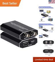 Full HD TVI/CVI/AHD to HDMI Converter, 1080P BNC Video Adapter for Monitors - $88.79