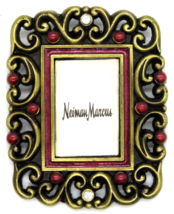 Jay Strongwater Miniature Jeweled Tone Picture Frame Exclusive Neiman Marcus - £77.12 GBP