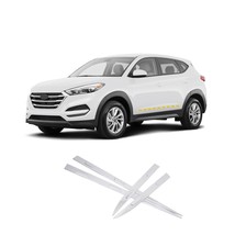 Body Side Molding Cover Trim for Hyundai Tucson 2016-2021 (4PCs) Chrome ... - $148.04