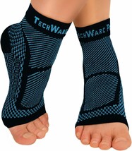 TechWare Pro Ankle Brace Compression Sleeve - Relieves Achilles Tendonit... - $21.77