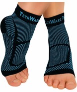 TechWare Pro Ankle Brace Compression Sleeve - Relieves Achilles Tendonit... - $29.52 CAD