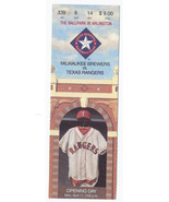 1994 Texas Rangers Opening Day Ticket Stub Inaugural Game At The Ballpar... - €128,50 EUR
