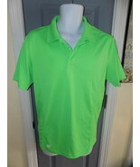 Fila Sport Golf Athletic Fit Wicking Sides Bright Green Size S Men&#39;s EUC - $21.36