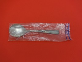 Rose Motif by Stieff Sterling Silver Cream Soup Spoon 6 3/8&quot; New - £76.62 GBP