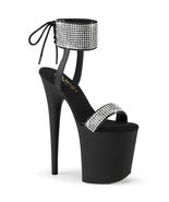 PLEASER FLAMINGO-870 Women's 8" Heel Platform Back Tie Cuff Sandal W/RS ... - $57.95