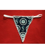 New Womens SEATTLE MARINERS MLB Baseball Gstring Thong Lingerie Panty Un... - €17,24 EUR