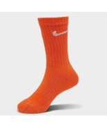 2 PAIR NIKE EVERYDAY PLUS Performance Cushion Crew Socks ORANGE YOUTH 5Y... - $34.95 CAD