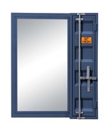Cargo Vanity 26&quot;x32&quot; Mirror, Blue Finish - $3,330.13 MXN