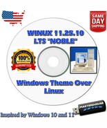 WINUX 11.25.10 LTS &quot;NOBLE&quot; DVD Linux Windows GUI– SAMEDAY SHIPPING FROM CA - $11.14 CAD