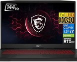 MSI Katana Gaming Laptop 2023 Newest, 15.6&quot; FHD Display, 12th Gen Intel ... - $2,390.99