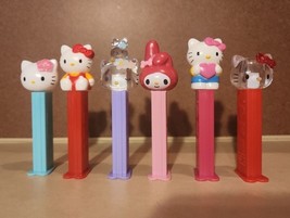 PEZ Hello Kitty Lot of 6 Candy Dispensers Sanrio Retired (Hungry &amp; China) EUC - £11.93 GBP