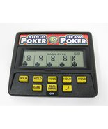Radica Bonus Poker &amp; Draw Poker Electronic Handheld Game - £35.28 GBP
