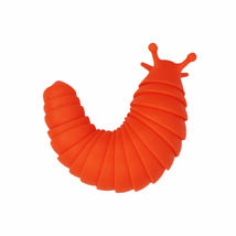 anti-release flexible snail finger fidget slug toy-red - £11.86 GBP