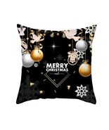 Anyhouz Pillowcase Black Christmas Ornaments Print Cotton Polyester - $566.91 MXN+