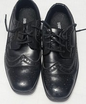 Deer Stags Ace Dress Shoes Boys Size 13.5 Black Derby Lace Up Wingtip Br... - €11,29 EUR